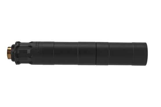Rugged Obsidian 9 Suppressor features a black Cerakote finish